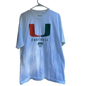 NWOT 289c NCAA Advocare Classic 2018 LSU Miami XL T-Shirt Joe Burrow